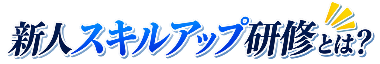 新人スキルアップ研修とは?